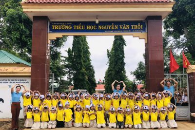 Hoạt động trải nghiệm : Tham quan Trưởng Tiểu học của các bé Trường MG Hoa Đào
